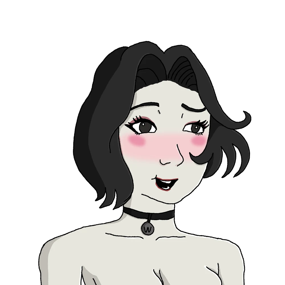 Blushing Doomer Girl