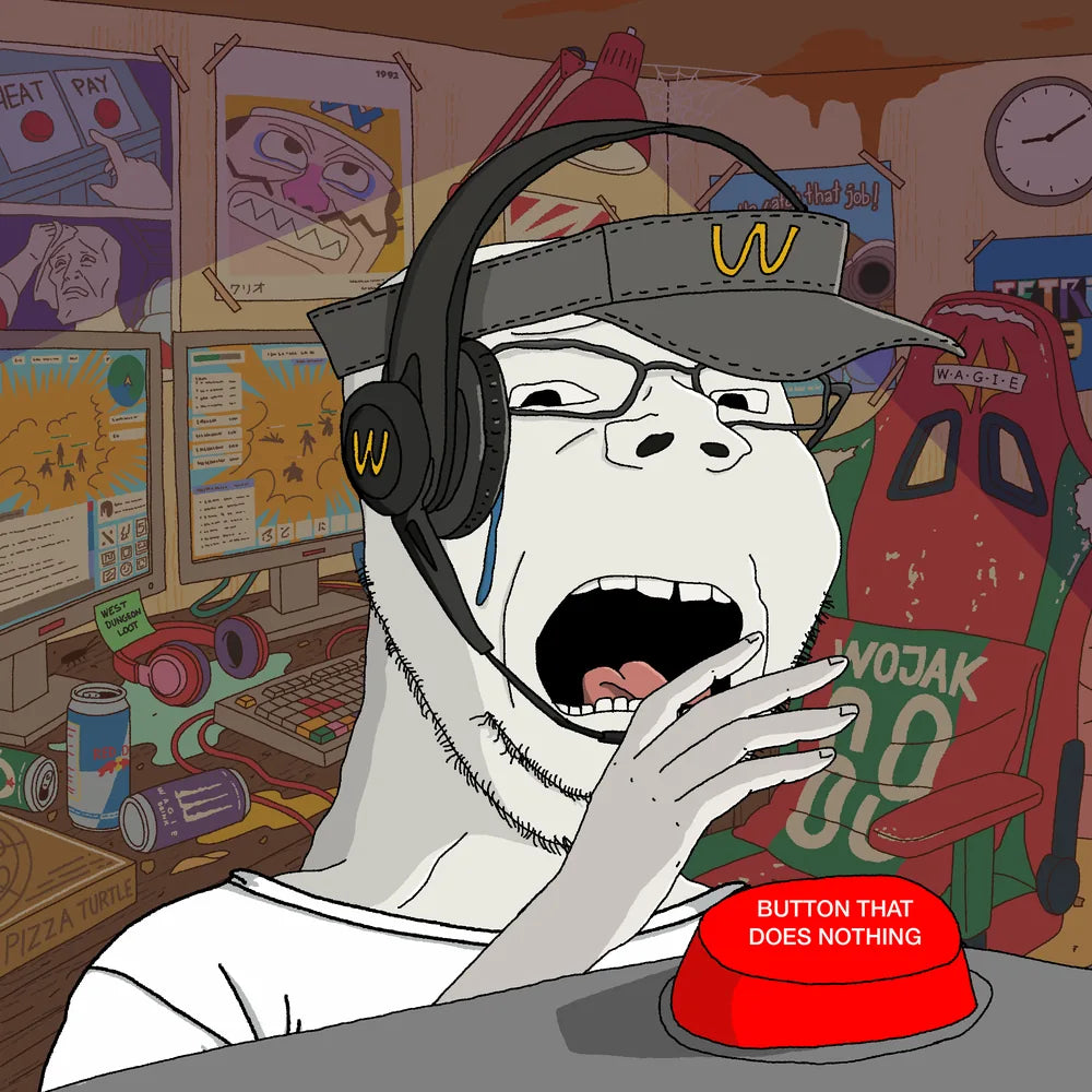 Wagie Wojak #0691: wholesome soyjak collectible artwork