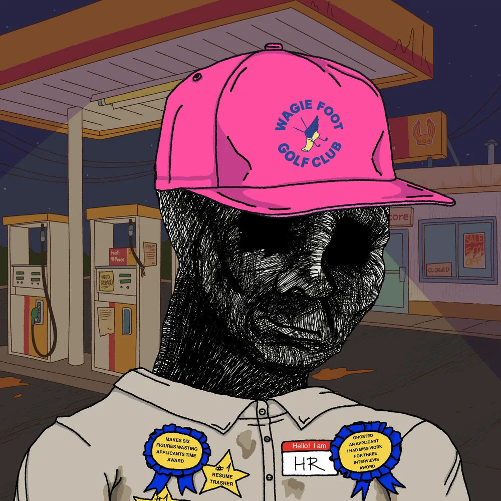 Wagie Wojak #0704: cursed wojak collectible artwork