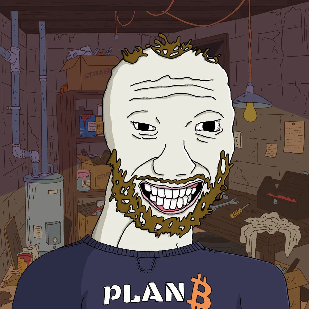 Wagie Wojak #0900: coomer collectible artwork