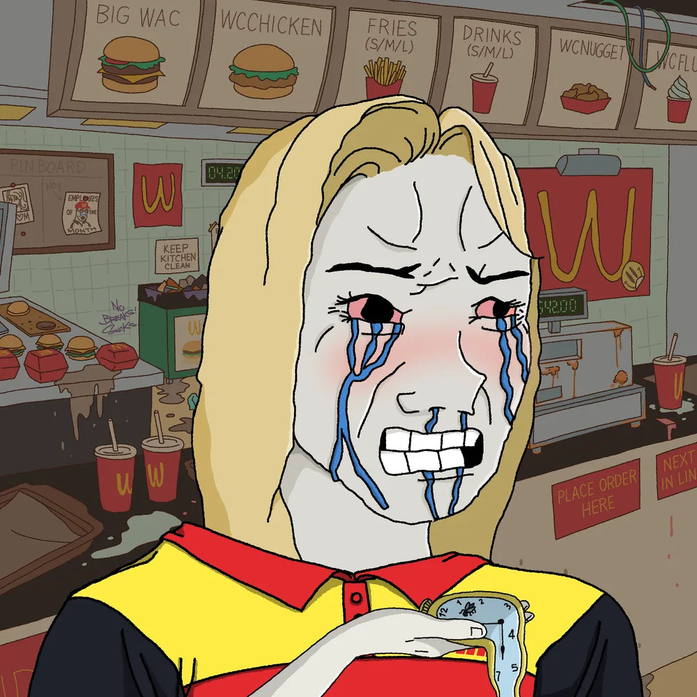 Wagie Wojak #0935: tradwife collectible artwork
