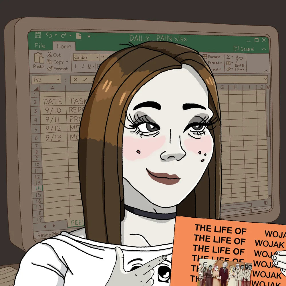 Wagie Wojak #0351: mommy e-thot collectible artwork