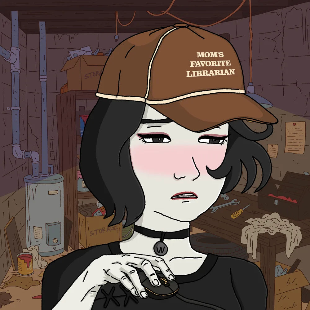 Wagie Wojak #0650: doomer girl collectible artwork