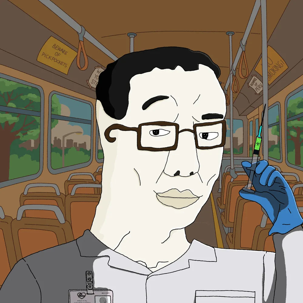 Wagie Wojak #0694: chud collectible artwork