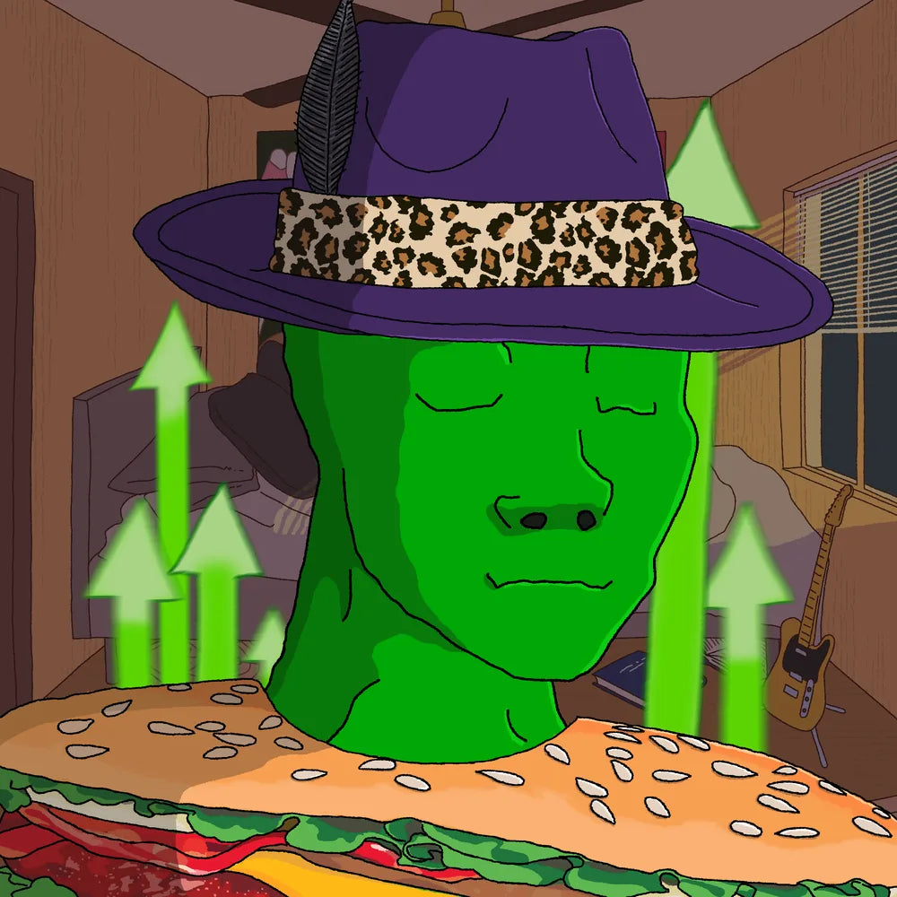 Wagie Wojak #0773: wojak collectible artwork